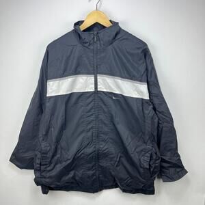 Vintage Y2K Nike Swoosh Windbreaker Jacket Large